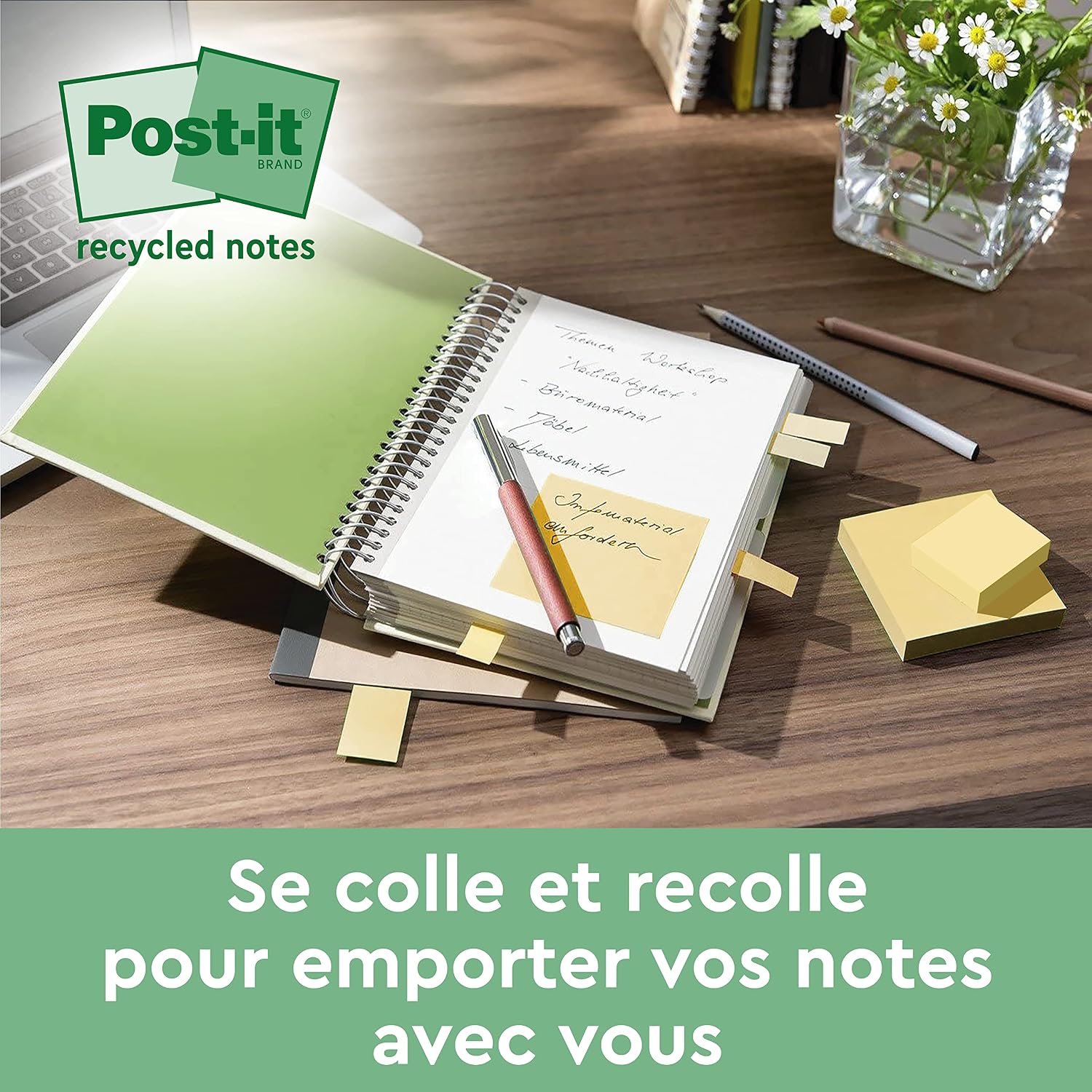 POST-IT Z-Notes — Pack de 6 blocs 76 x 76 mm – Image 4