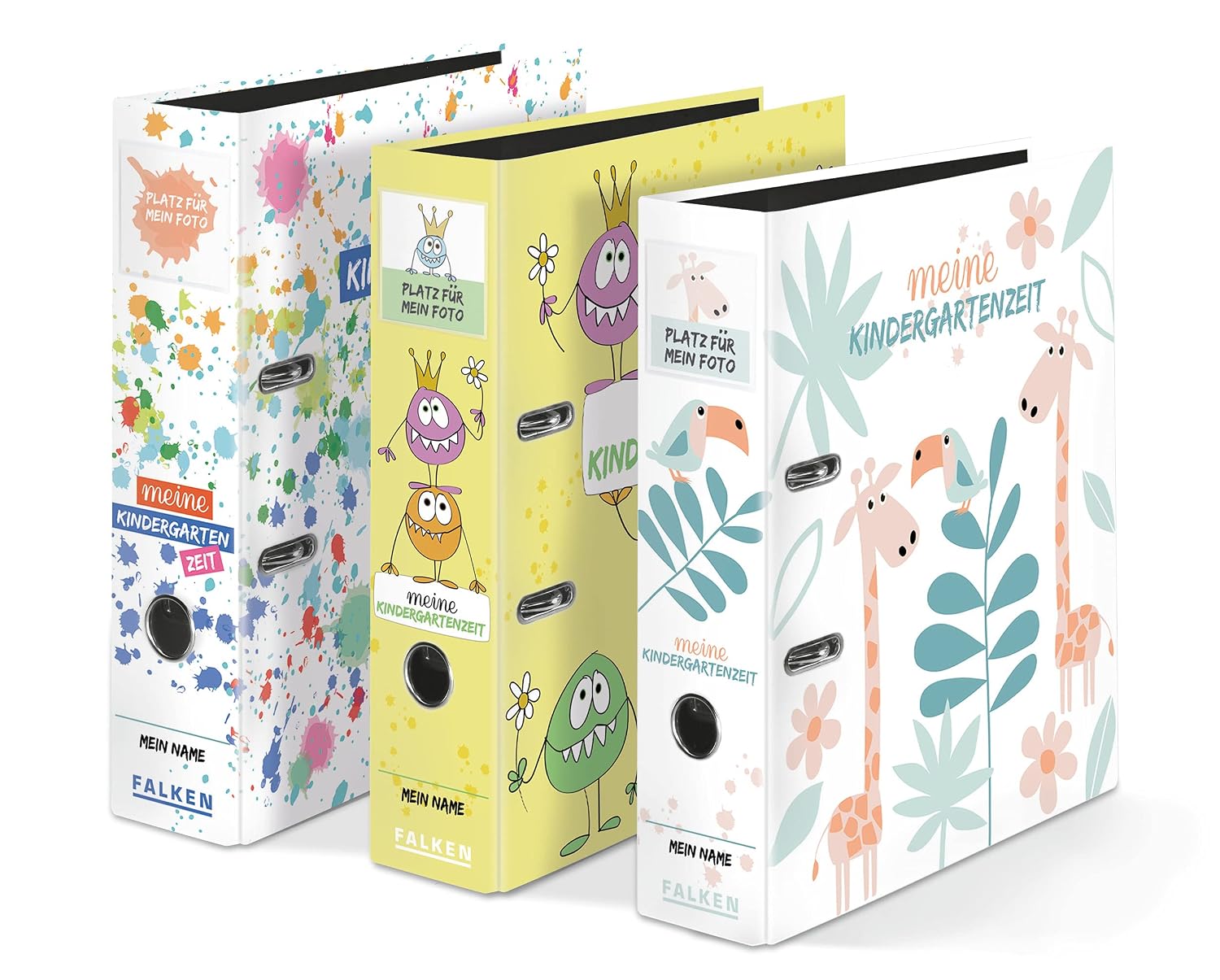 FALKEN — Classeur maternelle A4 monstres 8 cm – Image 4