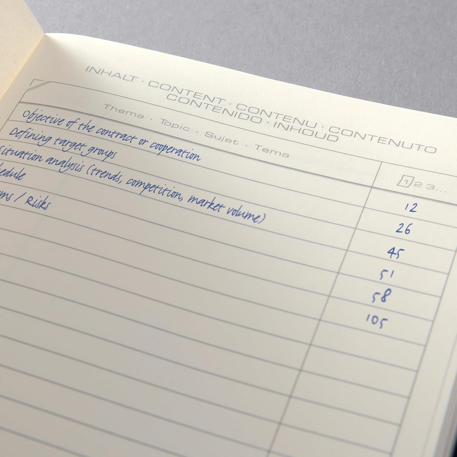 SIGEL Conceptum — Carnet de notes ligné A4 rouge – Image 15