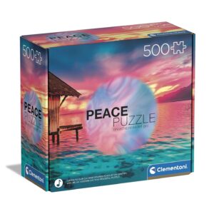 CLEMENTONI Peace Puzzle — Puzzle adulte 500 pièces