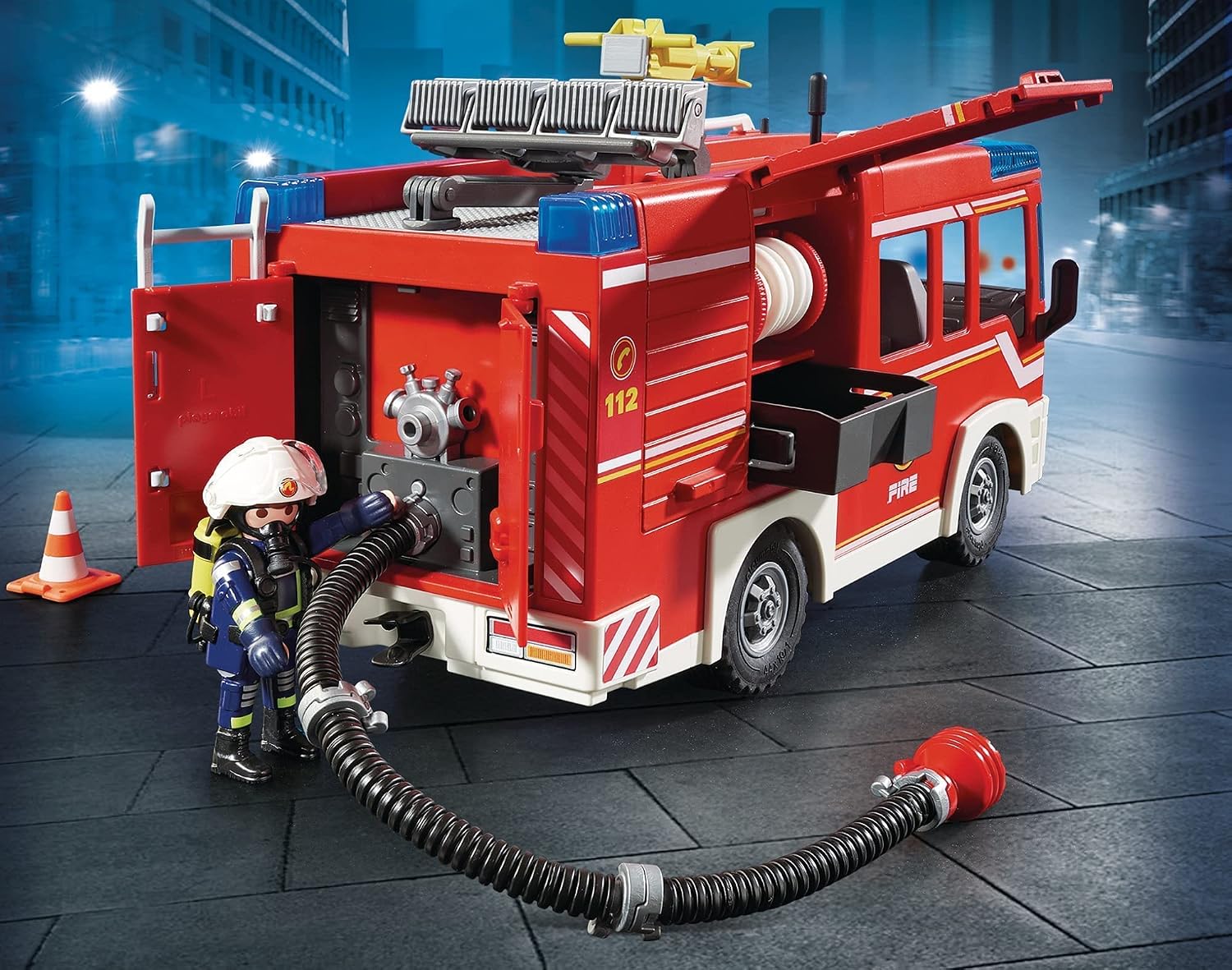 PLAYMOBIL City Action — Fourgon d'intervention des pompiers – Image 30
