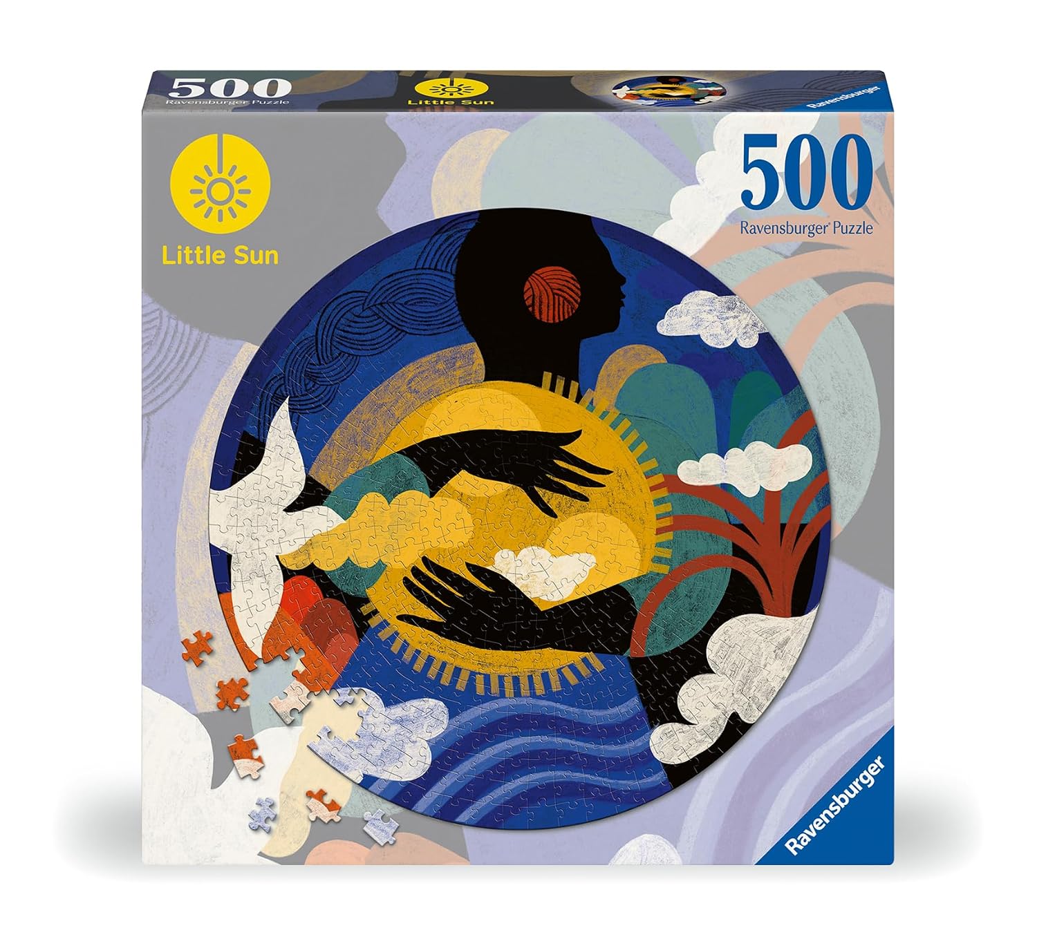 RAVENSBURGER Little Sun — Puzzle rond 500 pièces – Image 8