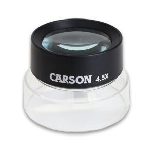 CARSON LumiLoupe — Loupe sur pied grossissement 4,5x
