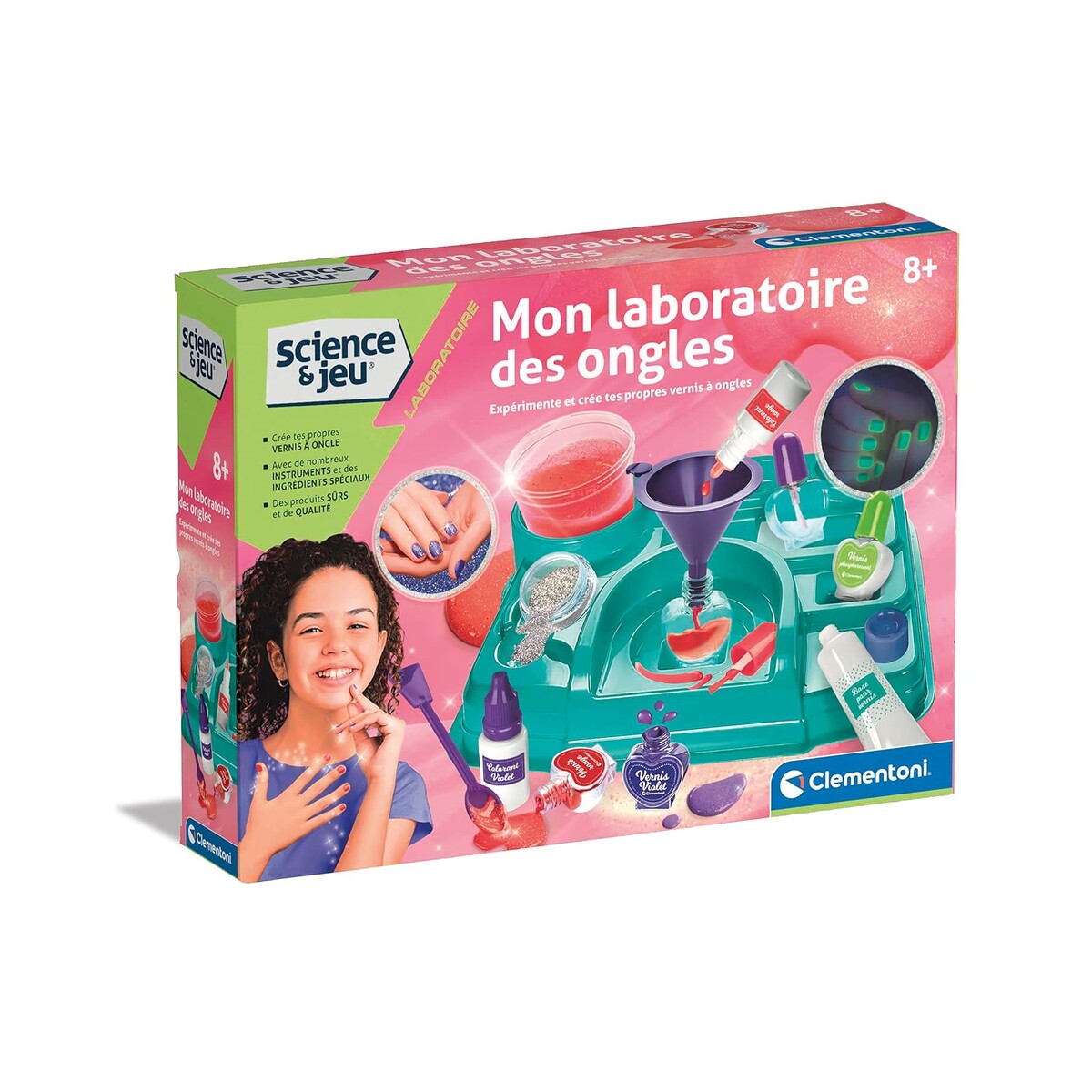 CLEMENTONI Science et Jeu — Laboratoire des Ongles