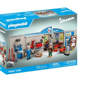 Alternative view of PLAYMOBIL 71620 — Garage Vespa 60s avec 2 personnages