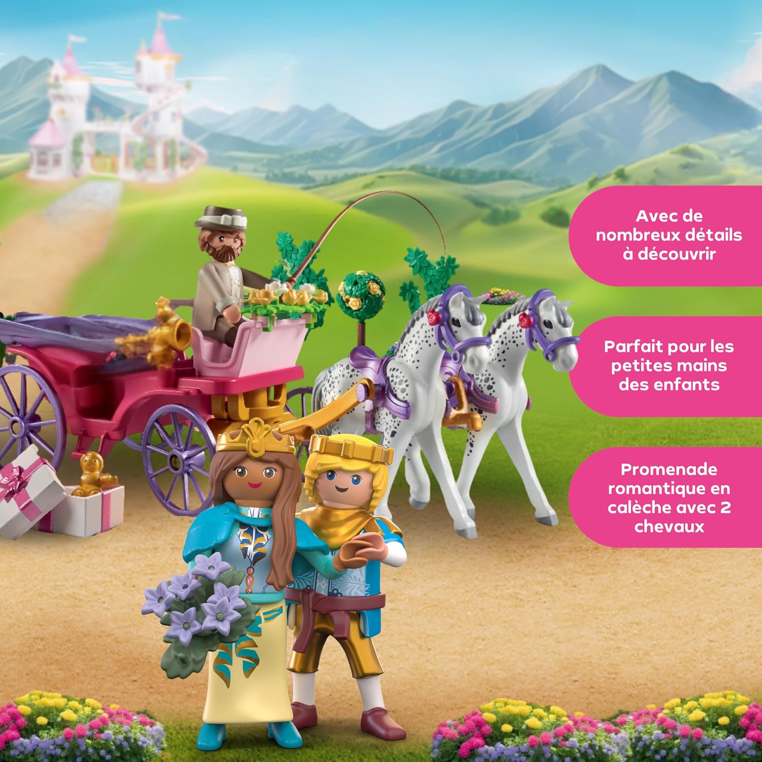 PLAYMOBIL — Carrosse avec Couple Princier – Image 40