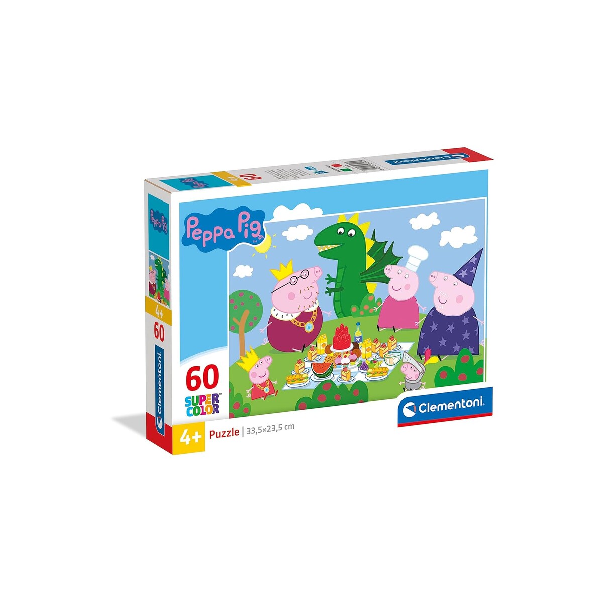 CLEMENTONI SuperColor — Puzzle Peppa Pig 60 Pièces