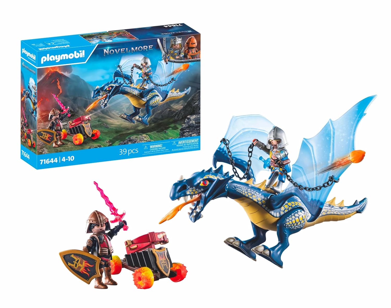 PLAYMOBIL Novelmore 71644 — Combattants avec Dragons et Canon – Image 42