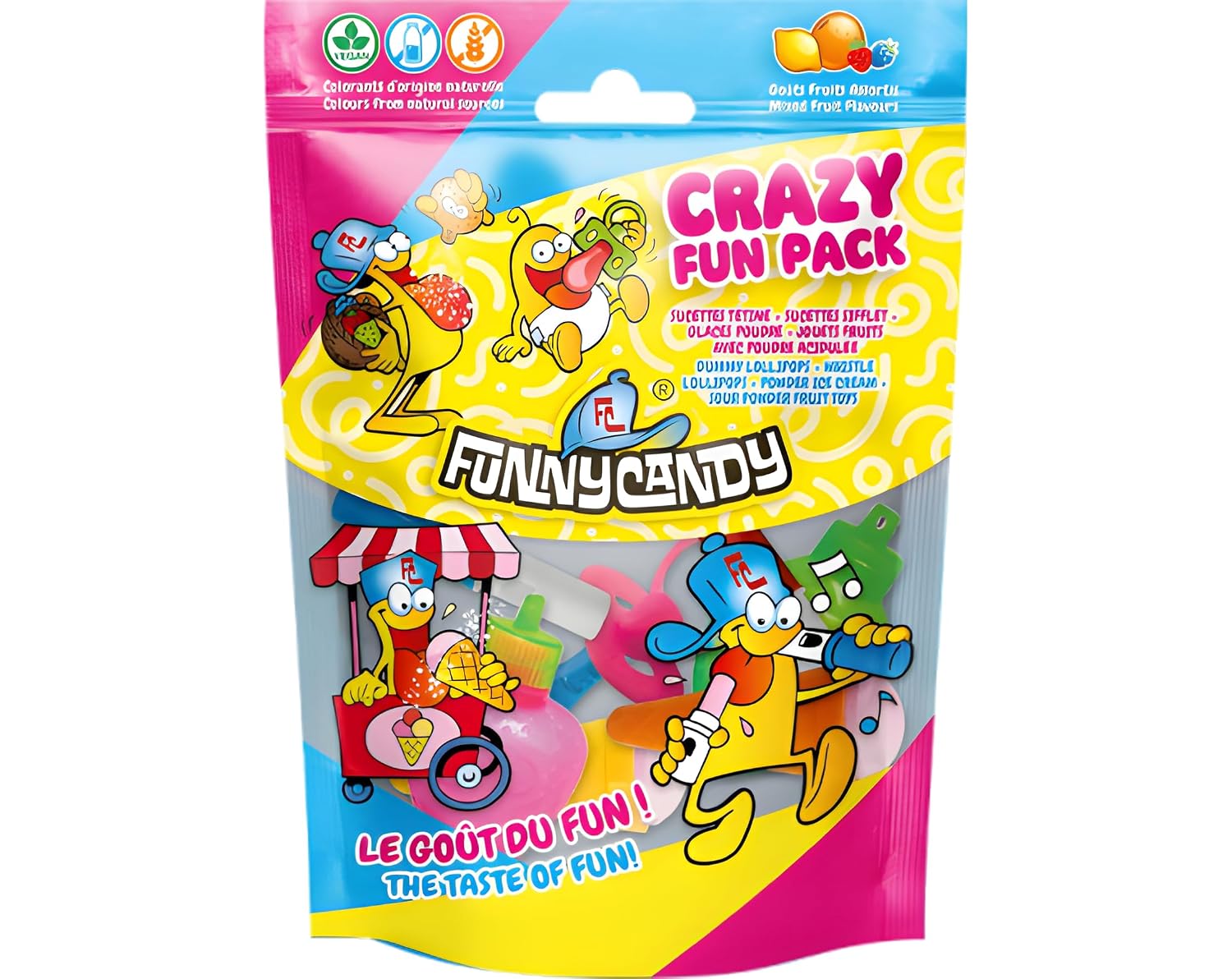 FUNNY CANDY — Assortiment de bonbons ludiques 69 g