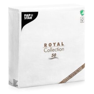 PAPSTAR Royal Collection — 50 serviettes pliage 1/4 48 x 48 cm
