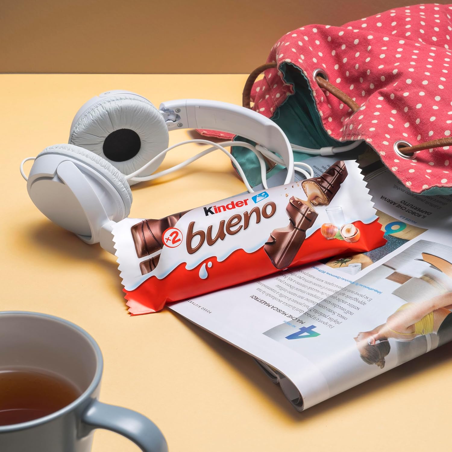 KINDER Bueno — Gaufrettes chocolat lait x30 2 barres 43g – Image 12