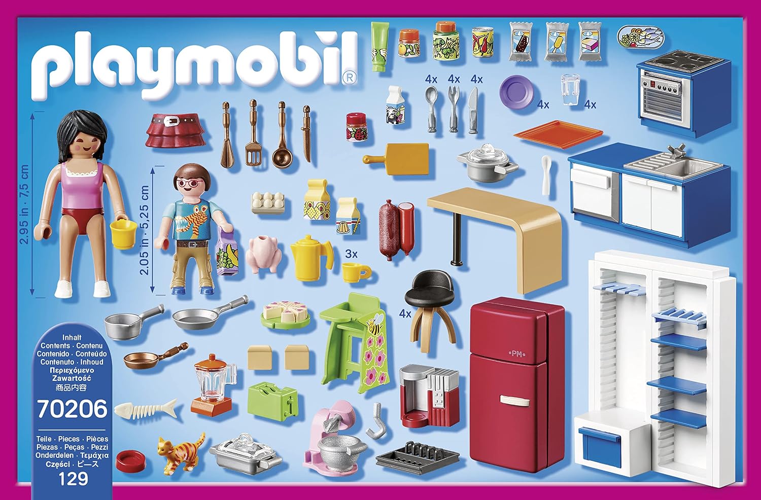PLAYMOBIL Dollhouse 70206 — Cuisine familiale avec 2 personnages – Image 31