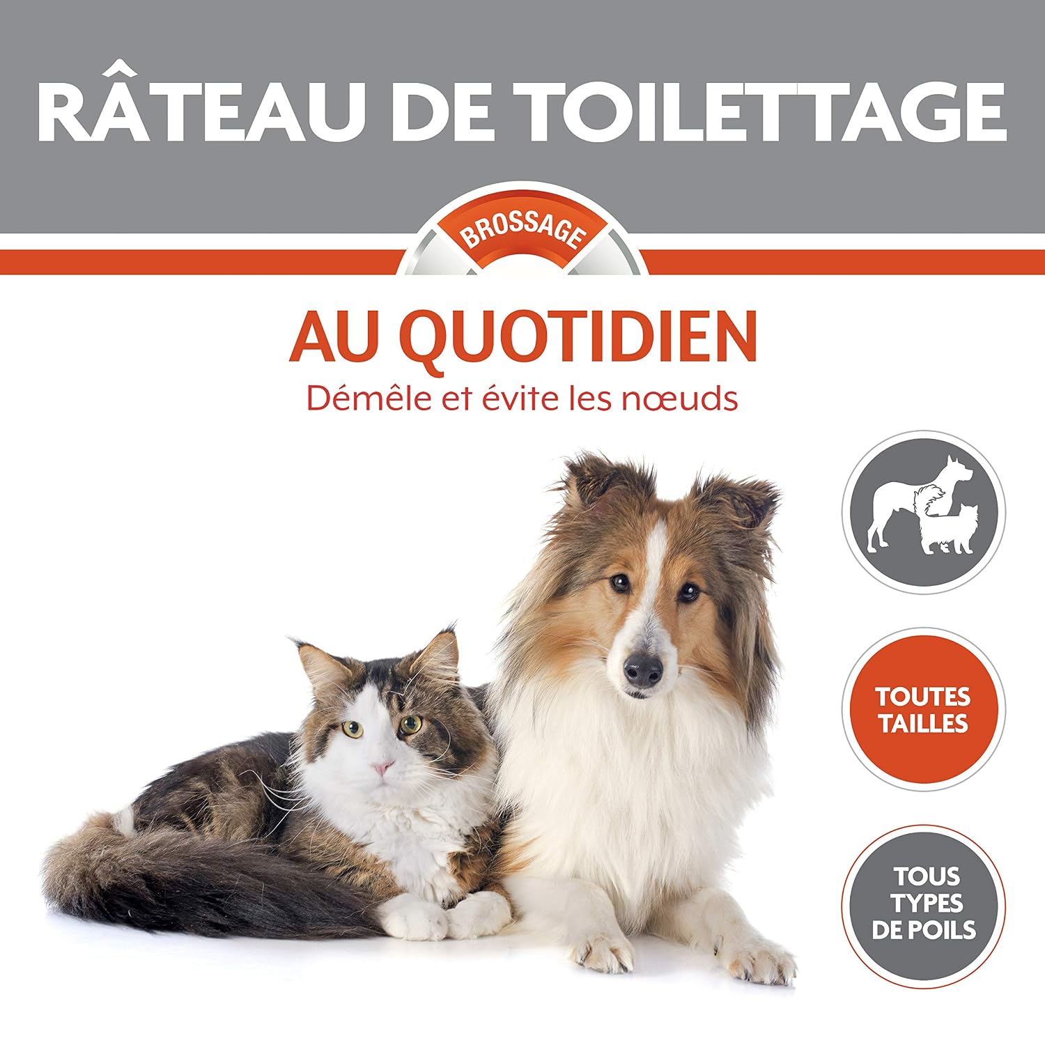 FURMINATOR — Râteau de Toilettage Démêlant chiens et chats – Image 2