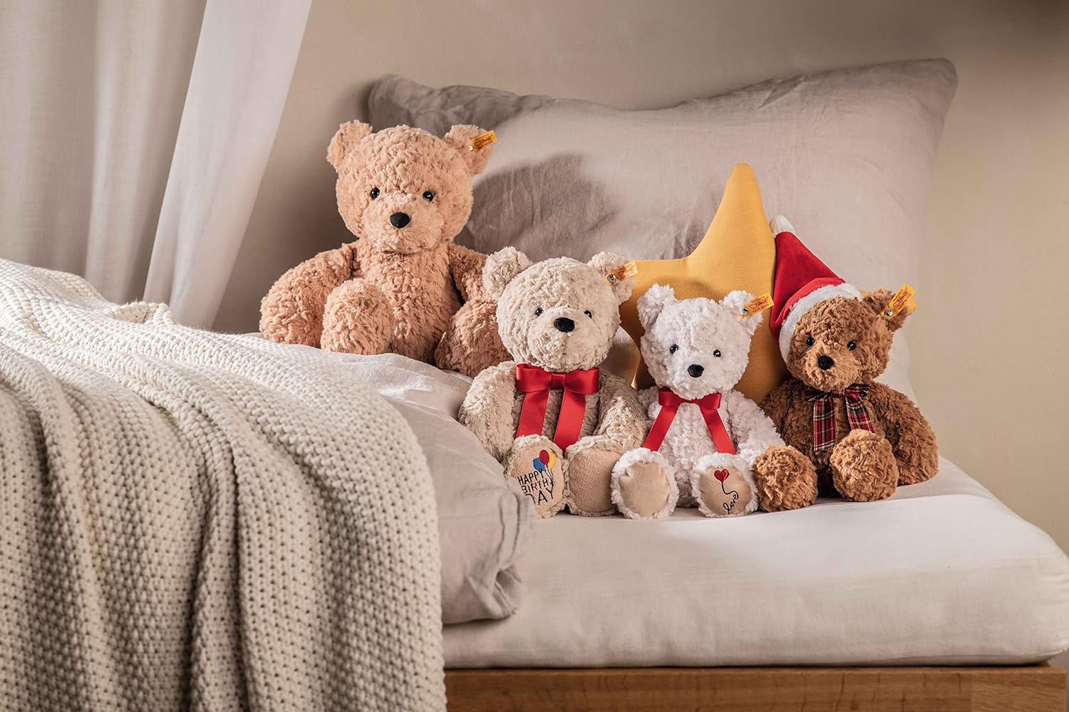 STEIFF Soft Cuddly Friends Jimmy Love — Ours Teddy 30 cm – Image 4