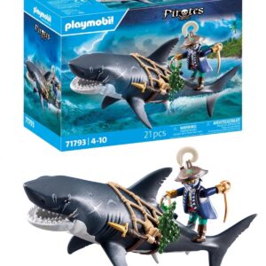 PLAYMOBIL Pirates — Requin géant et pirate-requin