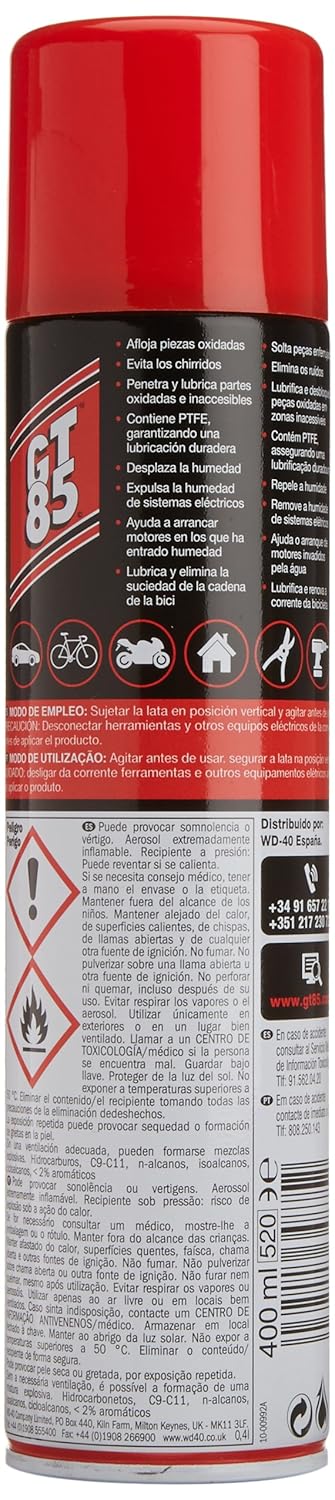 GT85 — Lubrifiant au PTFE 400ml x36 – Image 11