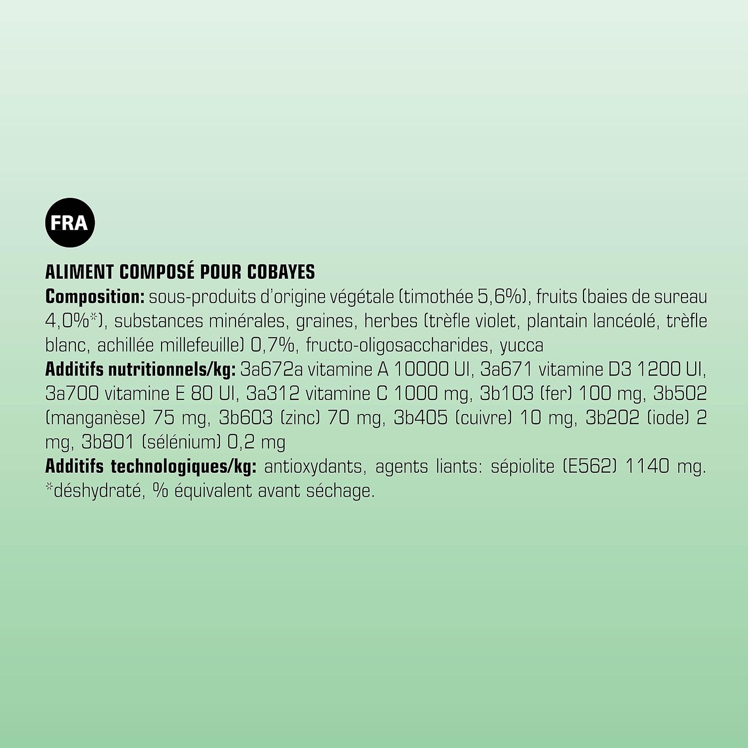VERSELE-LAGA Complete Cavia — Extrudés pour Cobayes 3kg – Image 12