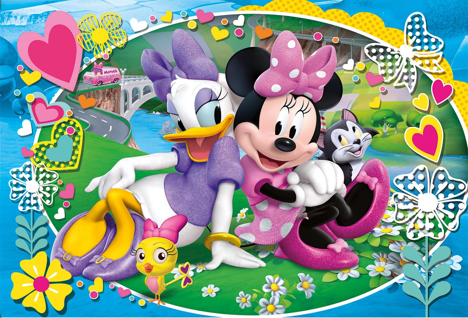 CLEMENTONI SuperColor — Puzzle 104 pièces Maxi Minnie – Image 3
