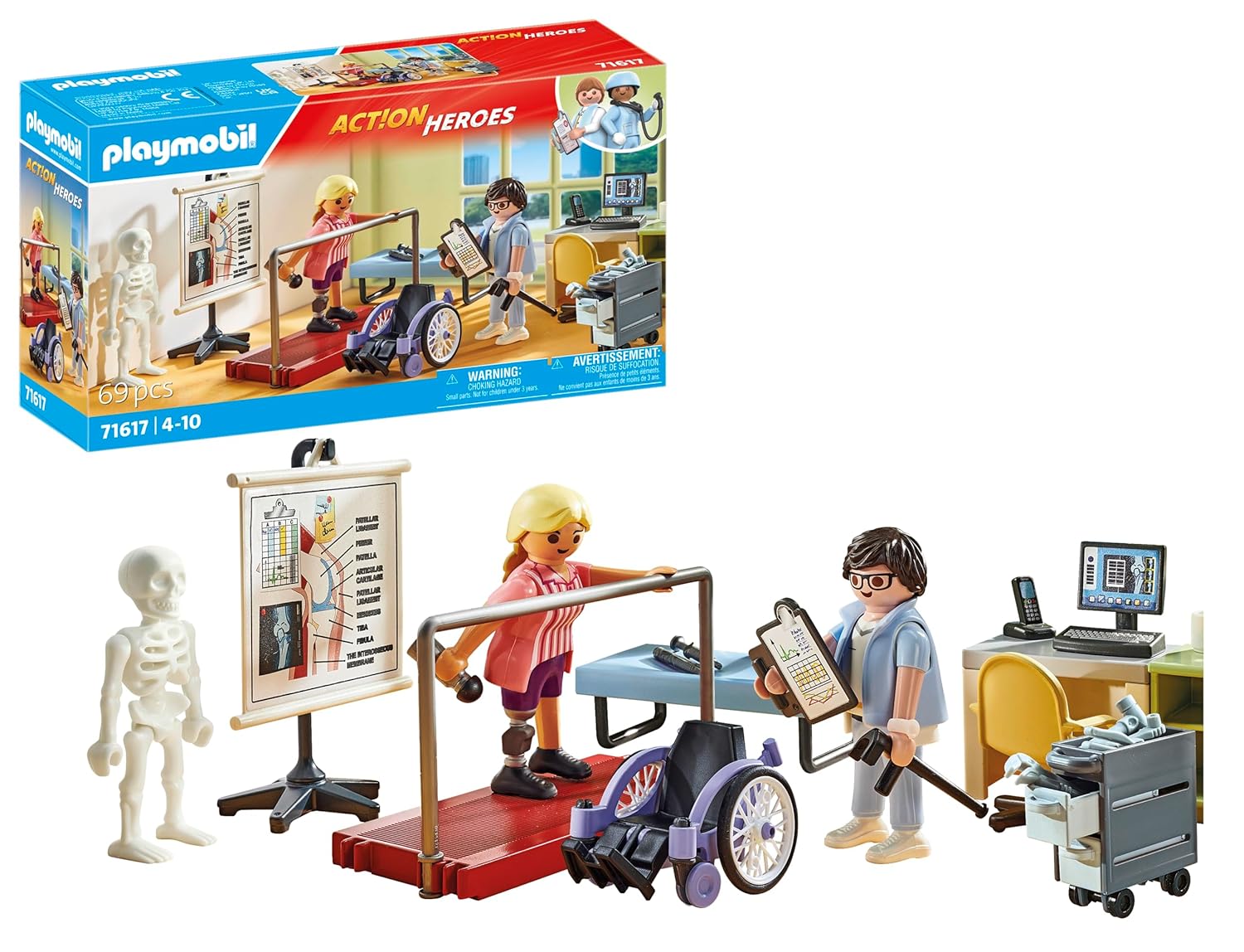 PLAYMOBIL Action Heroes 71617 — Atelier de kinésithérapie – Image 8