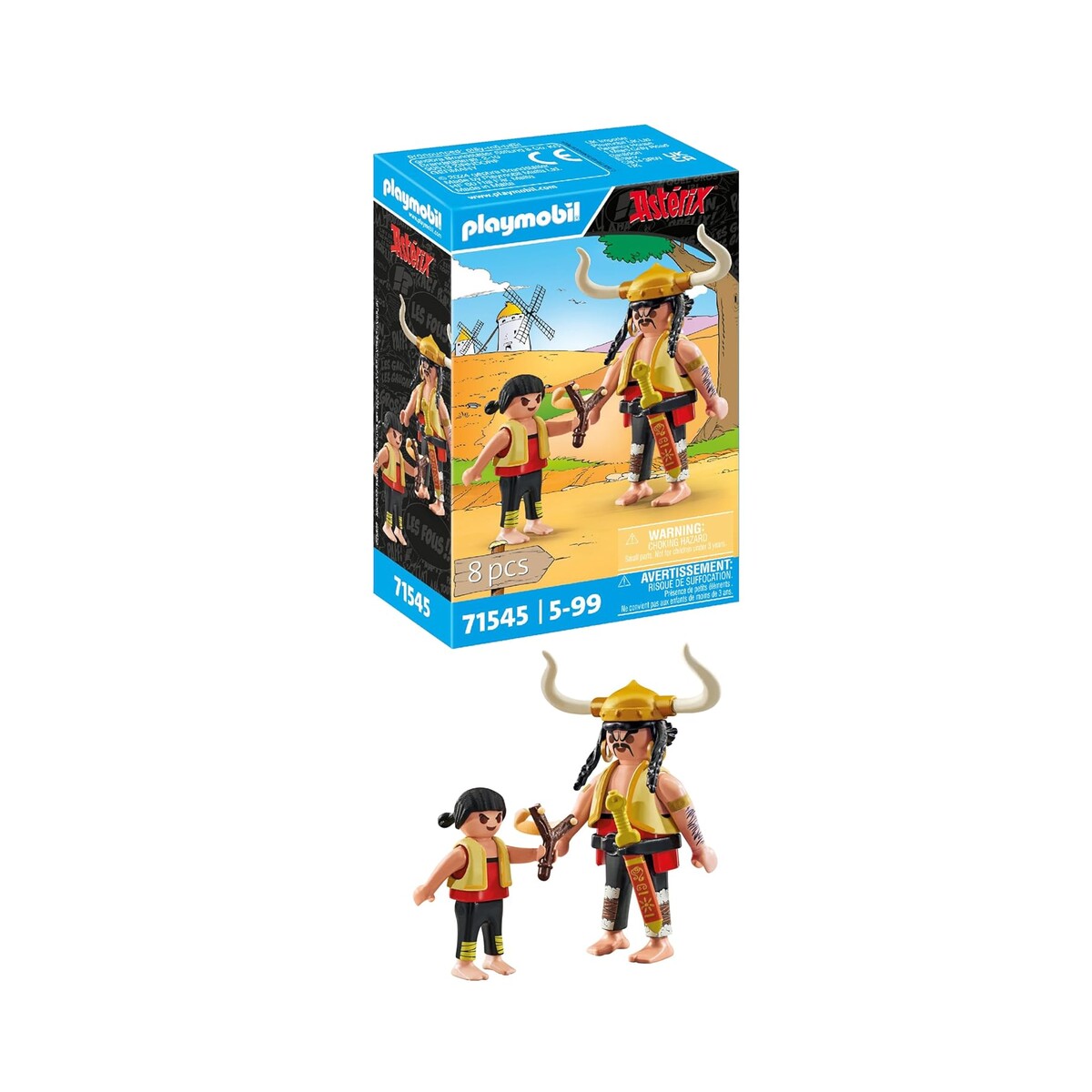 PLAYMOBIL Astérix 71545 — Figurines Soupalognon y Crouton et Pépé