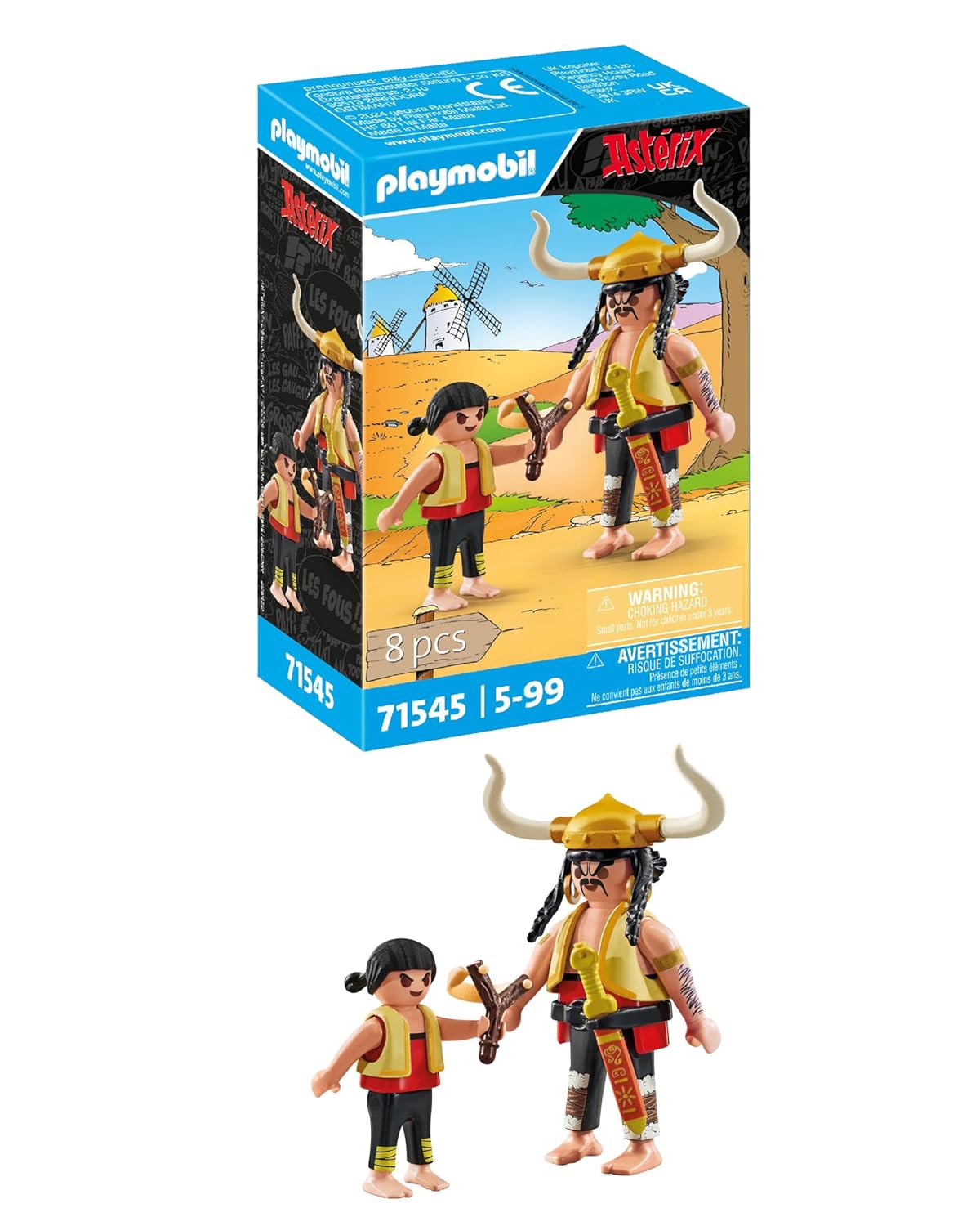 PLAYMOBIL Astérix 71545 — Figurines Soupalognon y Crouton et Pépé – Image 10