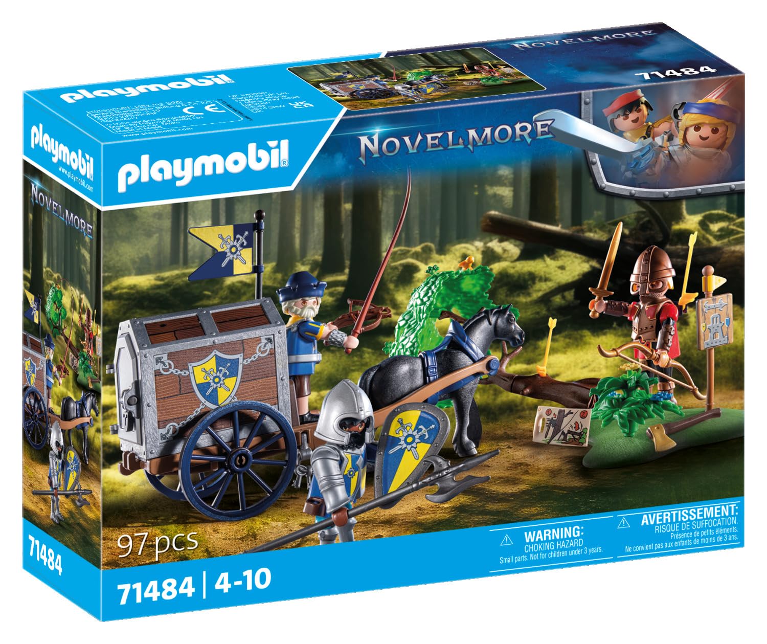 PLAYMOBIL Novelmore 71484 — Convoi avec bandit – Image 27