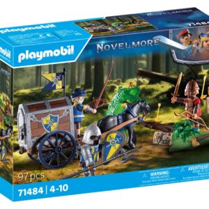 Alternative view of PLAYMOBIL Novelmore 71484 — Convoi avec bandit