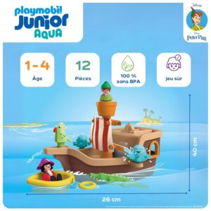 Alternative view of PLAYMOBIL Junior Disney — Bateau Pirate de Peter Pan