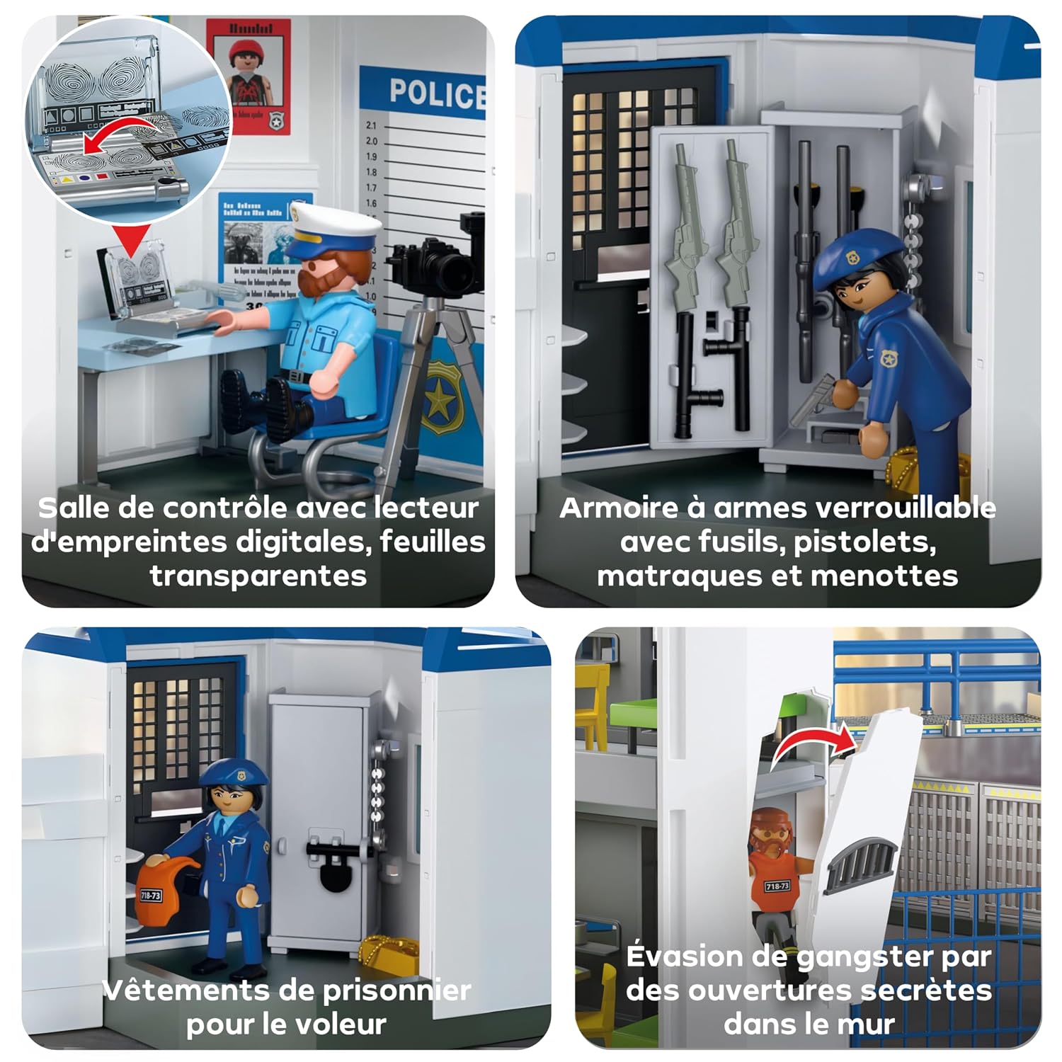 PLAYMOBIL Action Heroes — Centre de Commandement Police – Image 26
