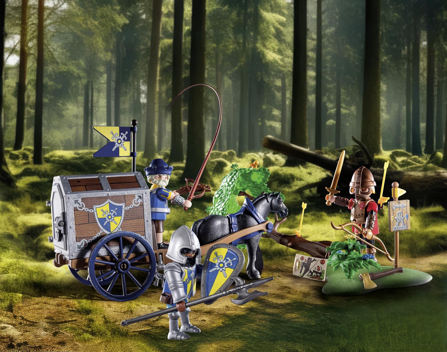 PLAYMOBIL Novelmore 71484 — Convoi avec bandit – Image 15