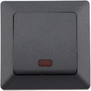 Alternative view of MILOS — Interrupteur de commande avec cadre anthracite