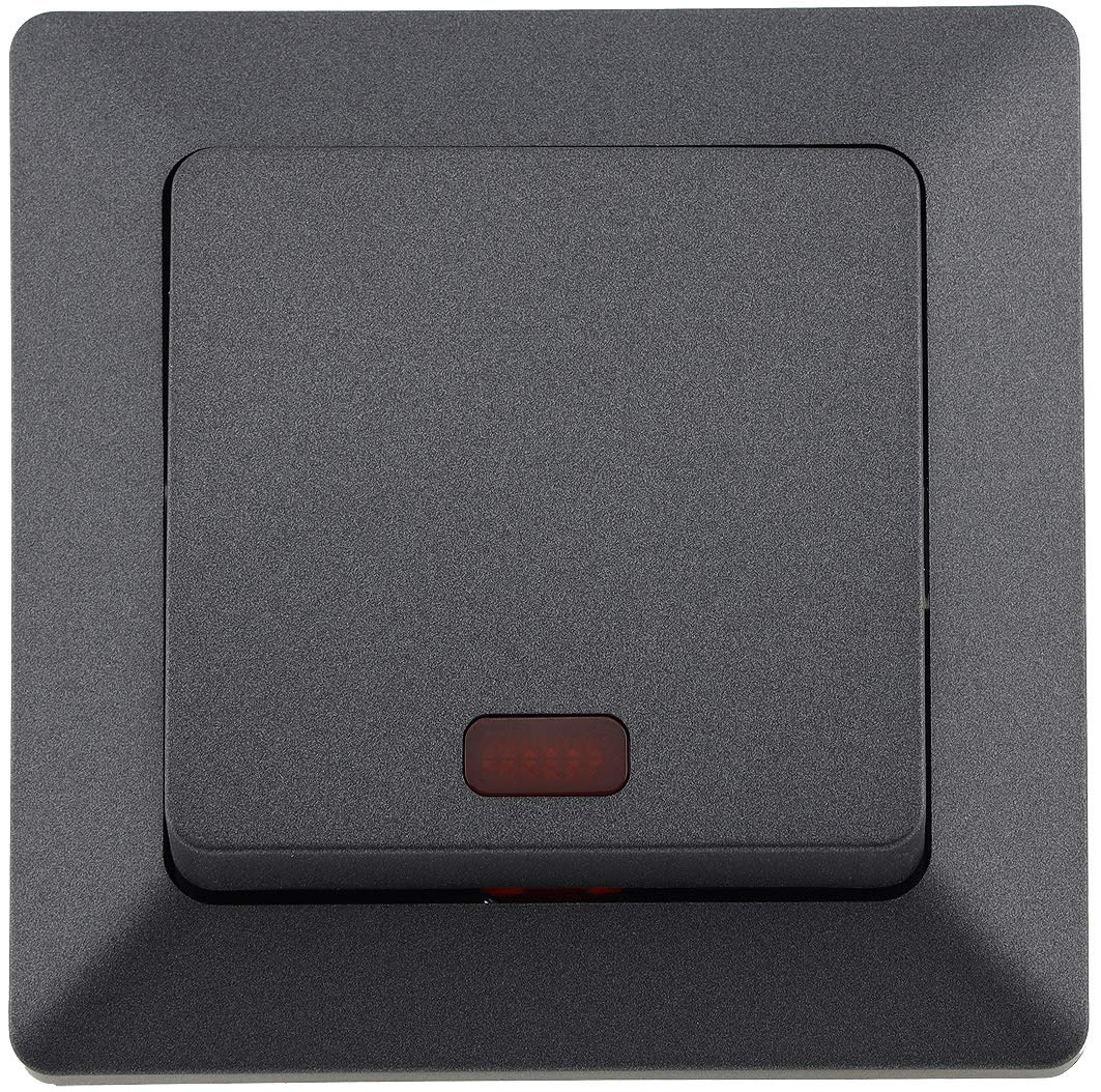 MILOS — Interrupteur de commande avec cadre anthracite – Image 2