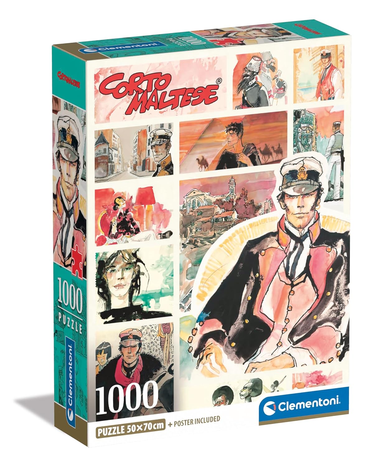 CLEMENTONI — Puzzle Corto Maltese 1000 pièces – Image 18