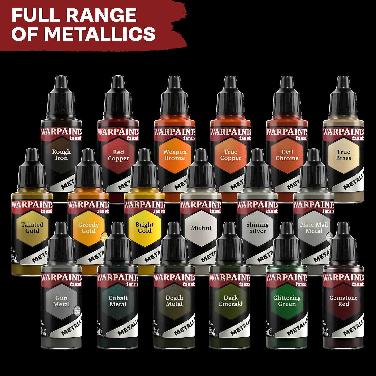 THE ARMY PAINTER Warpaints Fanatic — Peinture métallique 18 ml – Image 20