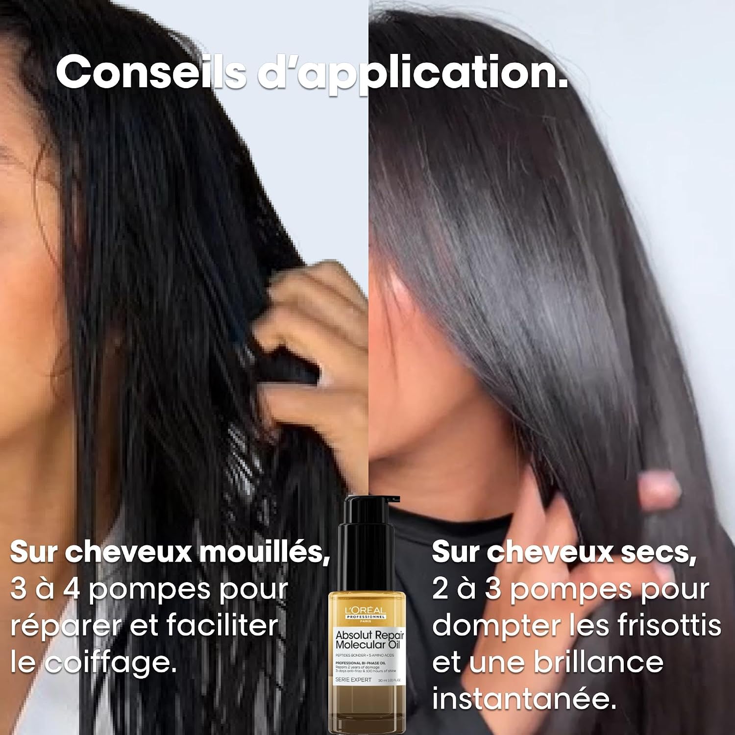 L'OREAL PROFESSIONNEL Absolut Repair Molecular — Huile cheveux 30 ml – Image 6