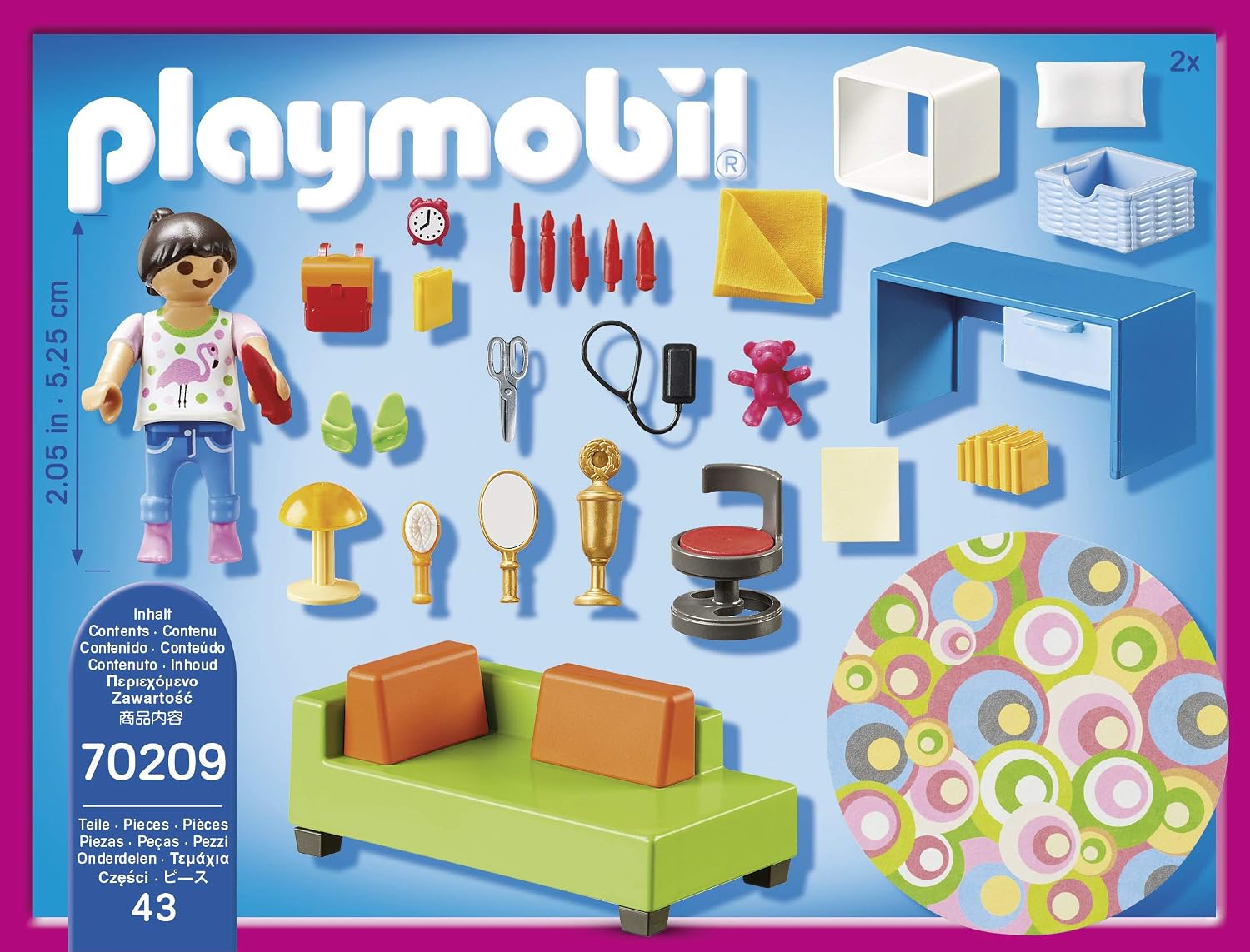 PLAYMOBIL 70209 — Chambre d'enfant avec canapé-lit – Image 20