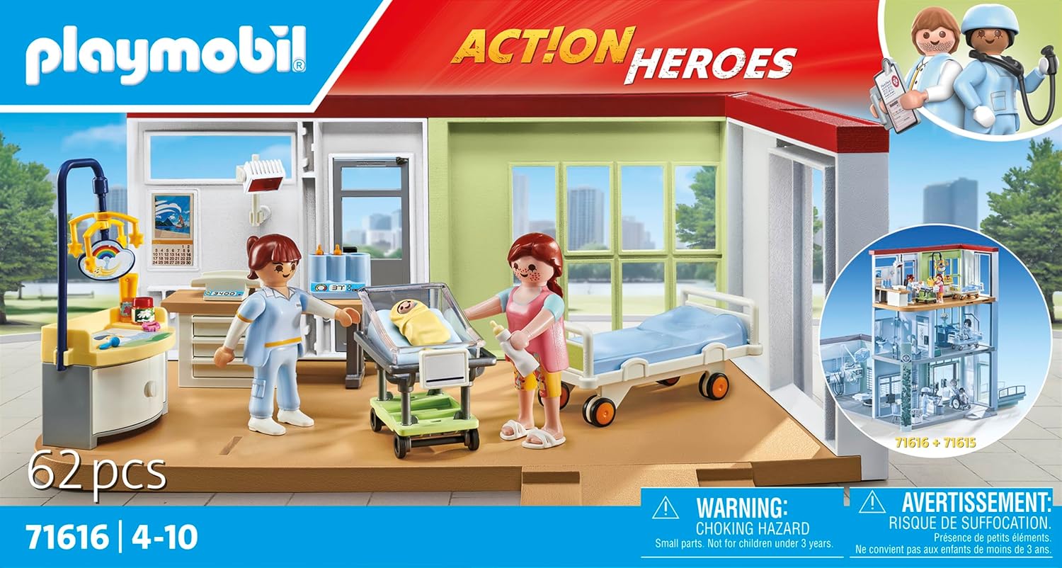 PLAYMOBIL Action Heroes — Chambre de maternité – Image 14