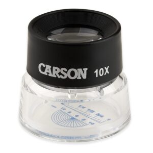 Alternative view of CARSON LumiLoupe — Loupe sur pied 10x avec réticule