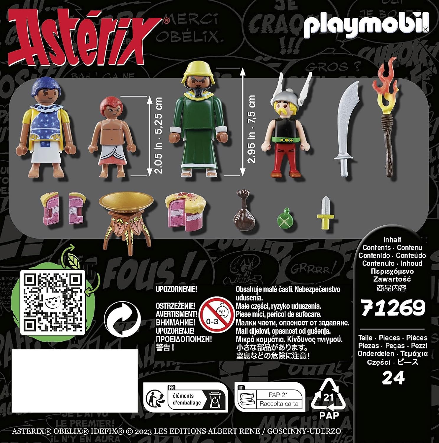 PLAYMOBIL Astérix 71269 — Le gâteau empoisonné d'Amonbofis – Image 30