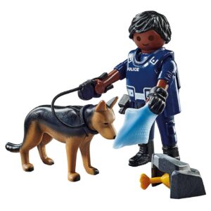Alternative view of PLAYMOBIL 71162 — Policier avec Chien de Recherche