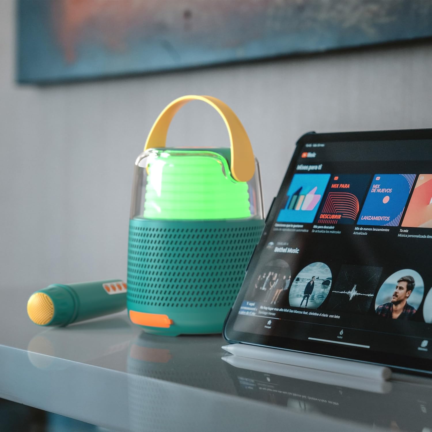 MOBILITY ON BOARD KS-80 — Enceinte Karaoké Bleue – Image 6