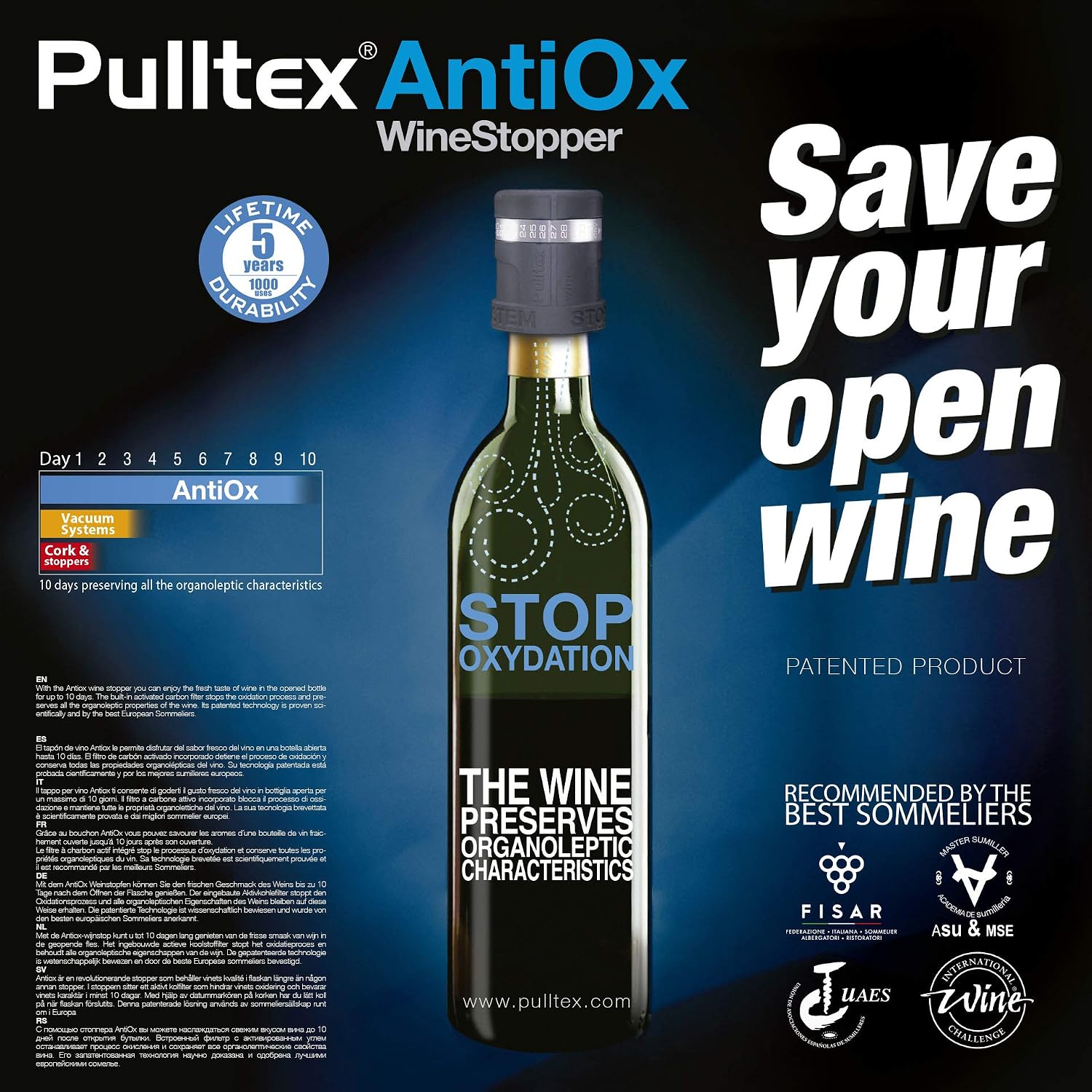 PULLTEX — Bouchon à vin antioxydant – Image 17