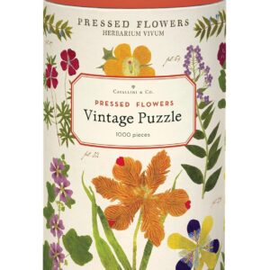 CAVALLINI — Puzzle 1000 pièces Fleurs pressées