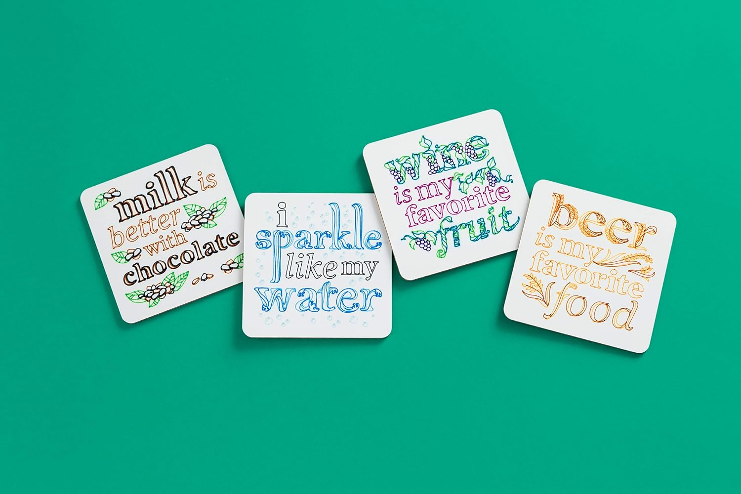 CRICUT — Sous-verres personnalisables carrés x4 blanc – Image 6