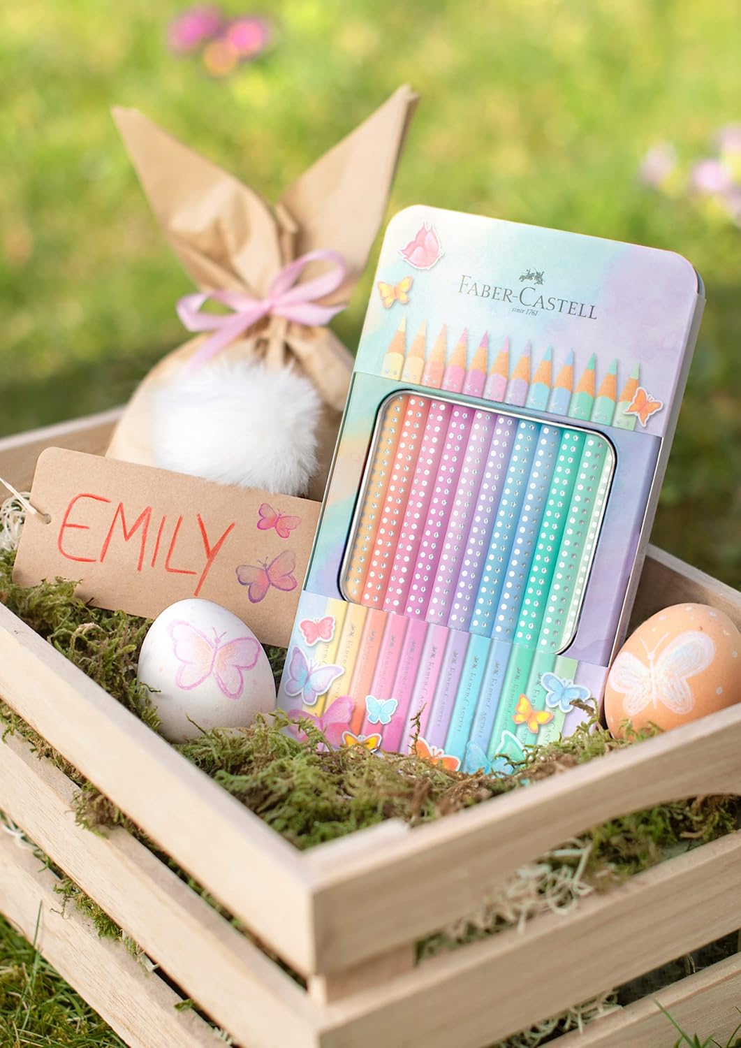 FABER-CASTELL Sparkle Pastel — Coffret de 12 crayons de couleur – Image 6