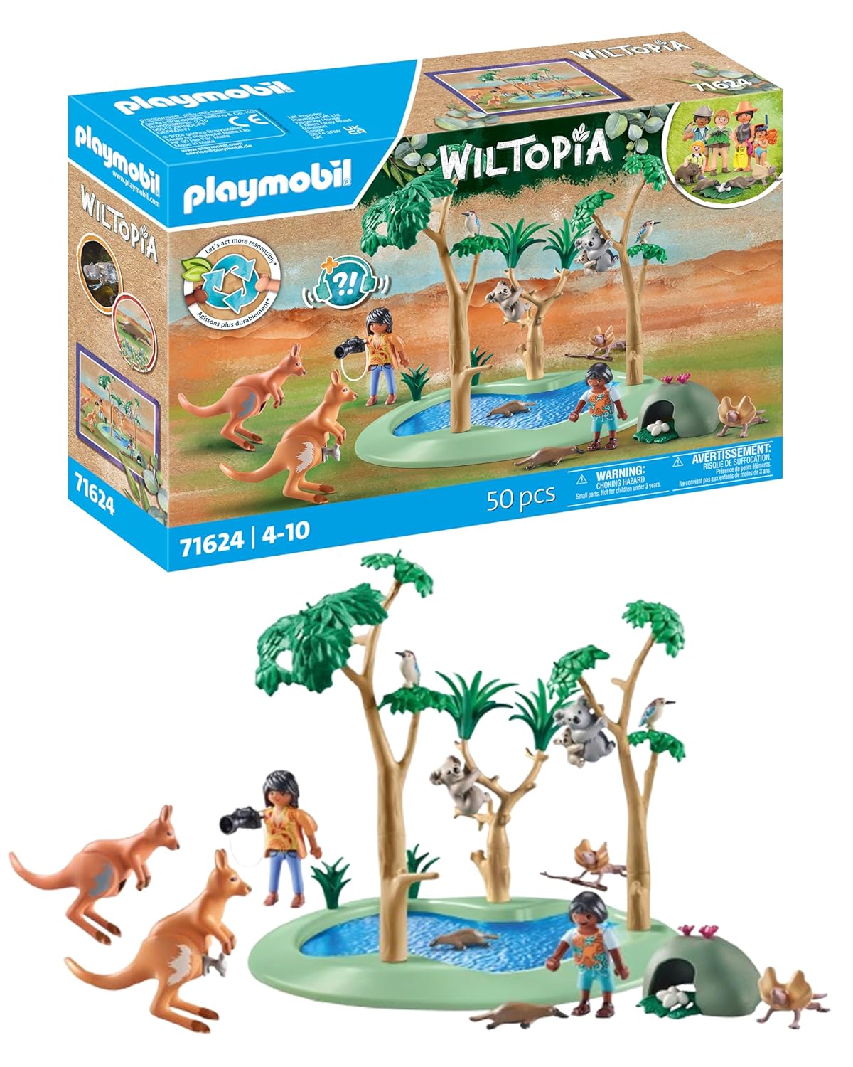 PLAYMOBIL Wiltopia 71624 — Explorateurs et animaux australiens – Image 30