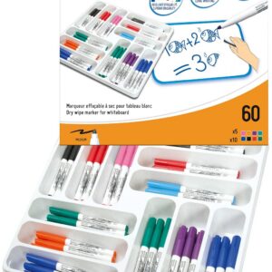 BIC Velleda 1741 — Feutres pour Tableau Blanc x60