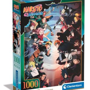 CLEMENTONI Compact — Puzzle Naruto Shippuden 1000 pièces
