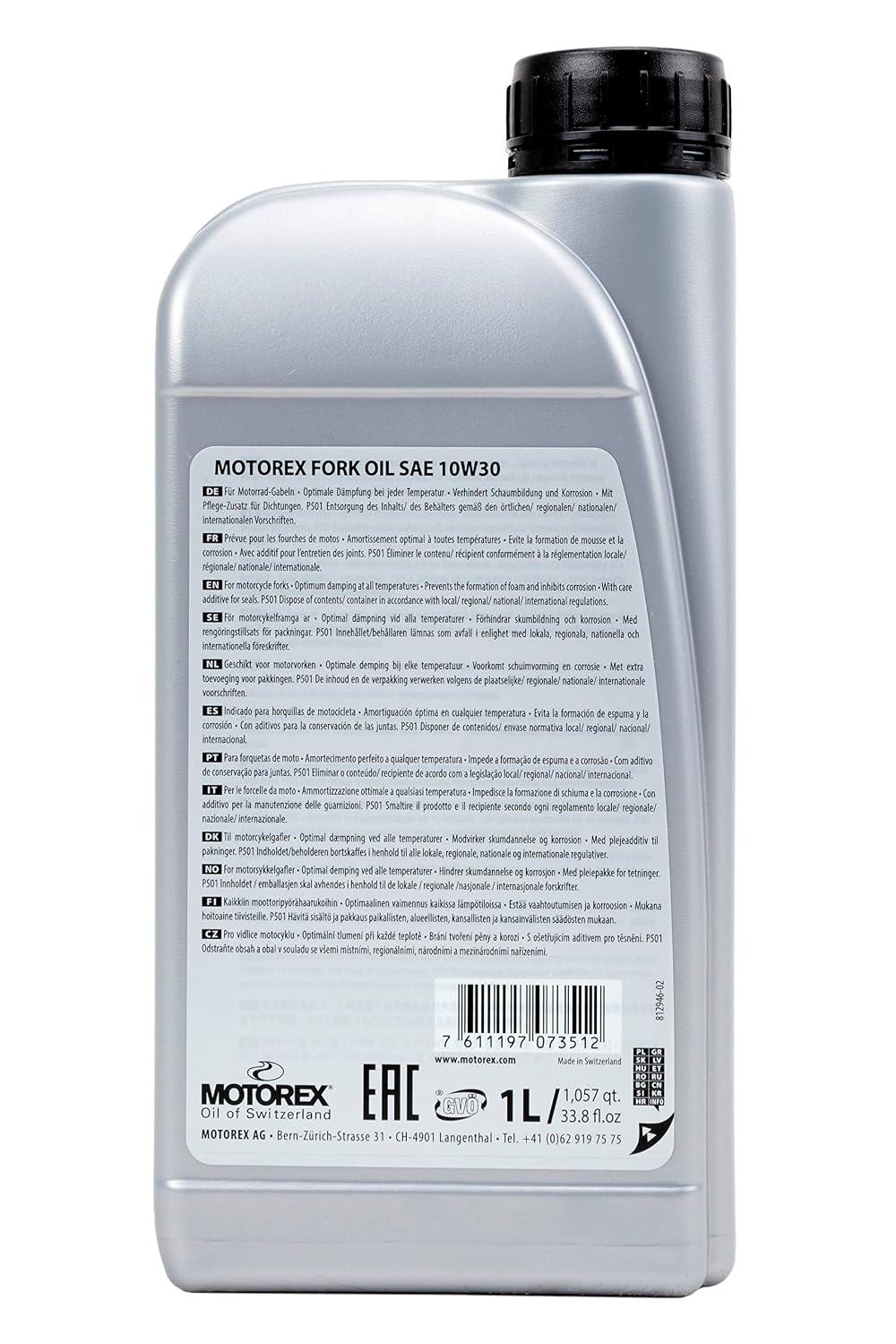 MOTOREX — Huile de Fourche 10W30 1L – Image 5