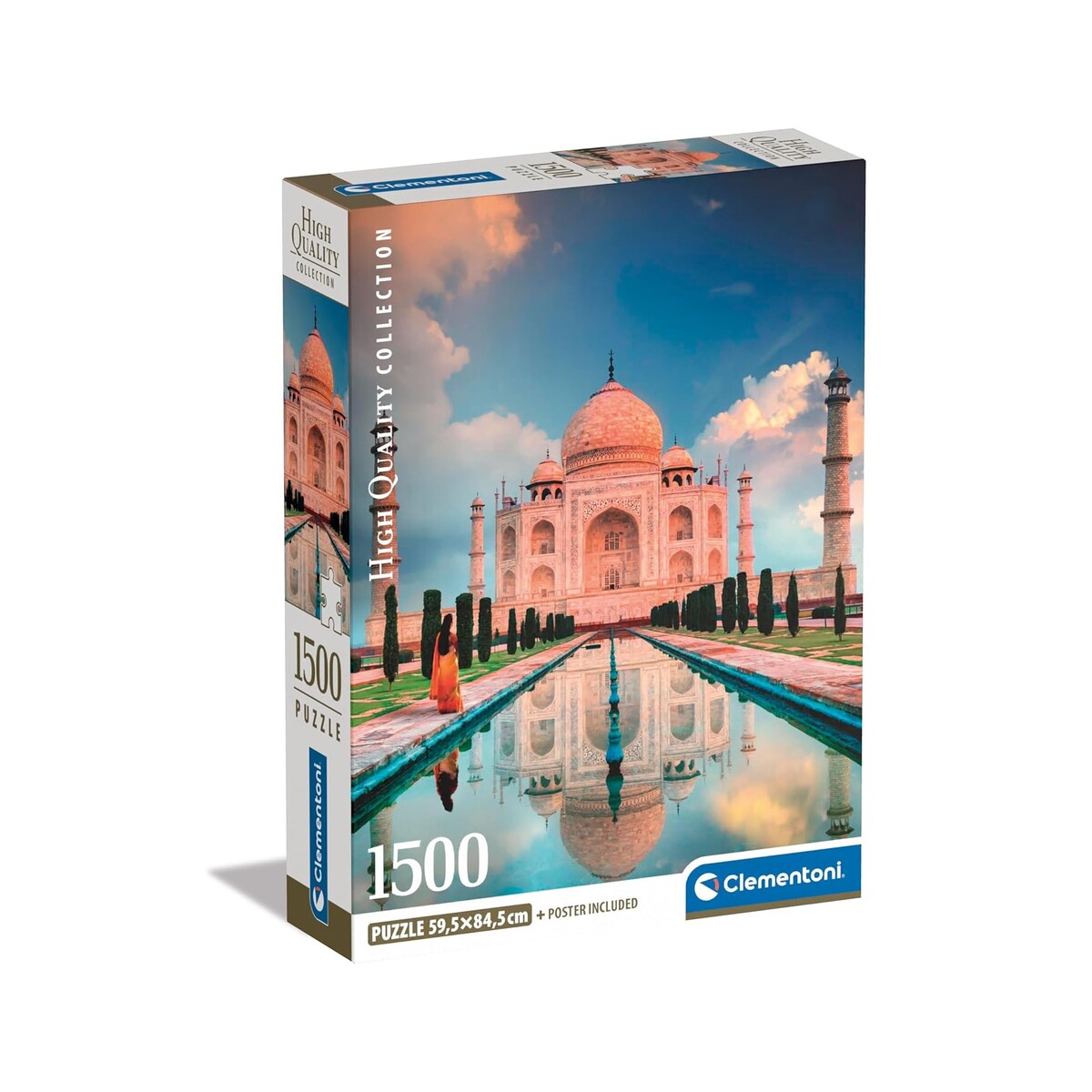 CLEMENTONI — Puzzle Taj Mahal 1500 pièces 59,2 x 84,3 cm